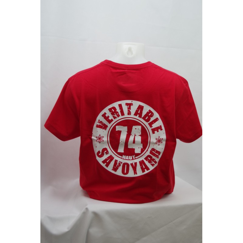 T-Shirt - Véritable Haut-Savoyard - Rouge