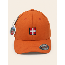 Casquette orange Croix de Savoie