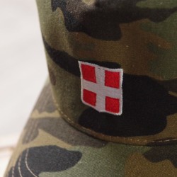 Casquette à filet camouflage Croix de Savoie